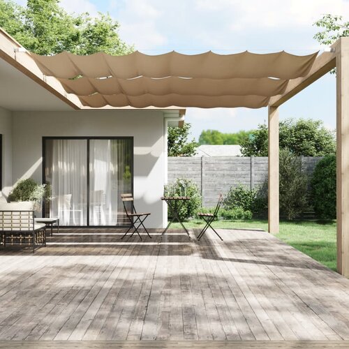 The Living Store Vertikalna markiza taupe 180x600 cm tkanina oxford - Vertikalna Markiza, (21750519) Slike