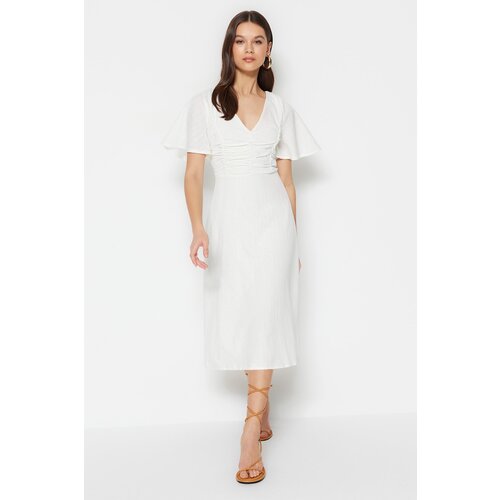 Trendyol Dress - Ecru - A-line Slike