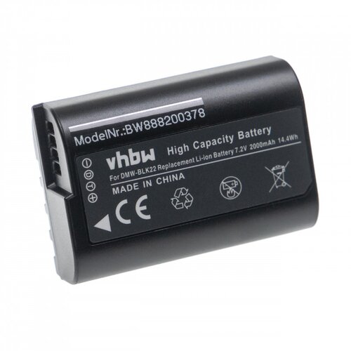 VHBW Baterija DMW-BLK22 za Panasonic Lumix DC-S5 / G9 / GH5, 2000 mAh Cene