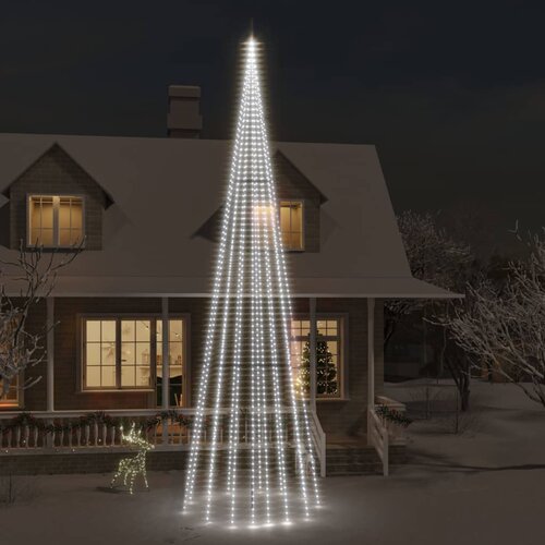 vidaXL Novoletna jelka iz 1134 hladno belih LED lučk 800 cm Cene
