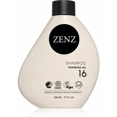 ZENZ Organic Rhassoul No. 16 glineni hranilni šampon z vonjem po karameli 230 ml