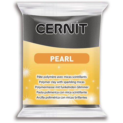 Cernit polimer PEARL 56 g | Black Cene