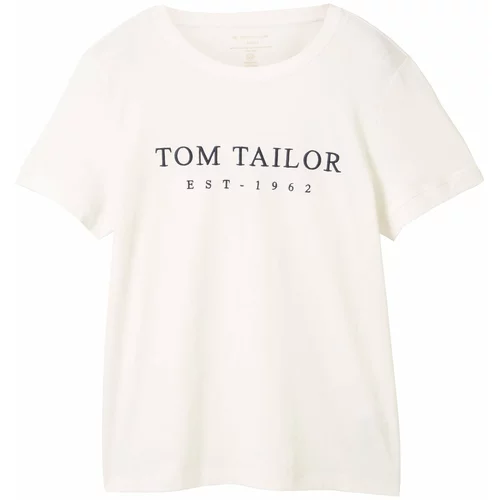 Tom Tailor Majica noćno plava / bijela