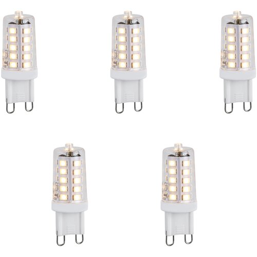 LUEDD Set van 5 G9 dimbare LED lampen 1.2W 100 lm 2700K Slike