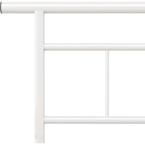  Okvir za krevet bijeli metalni 200 x 200 cm Slike
