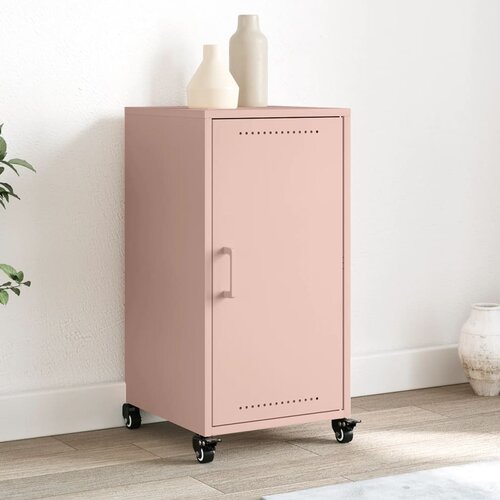 vidaXL Komoda roza 36x39x72 cm hladno valjano jeklo Cene