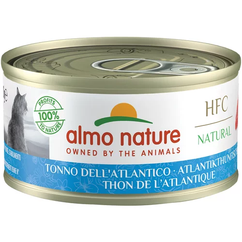 Almo Nature Ekonomično pakiranje HFC Natural 12 x 70 g - Atlantska tuna