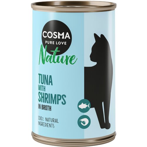 Cosma Varčno pakiranje Nature 12 x 140 g - Črtasti tun Slike