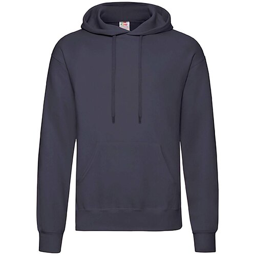 Fruit Of The Loom Granatowa bluza męska Hooded Sweat Cene
