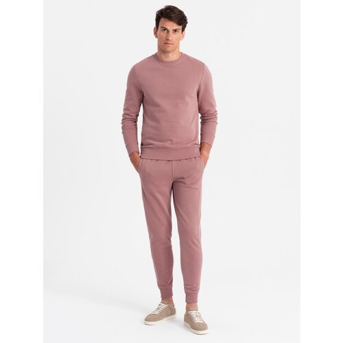 Ombre BASIC men's cotton sweatshirt set unbuttoned sweatshirt + joggers Cijene