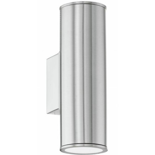 Eglo riga spoljna zidna lampa/2, led, gu10, 2x3w, inox Slike