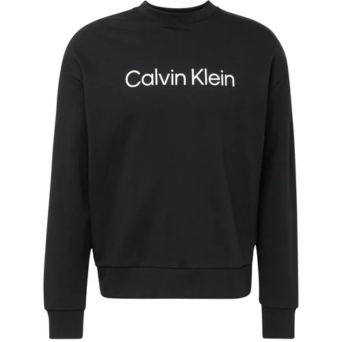 Calvin Klein Sweater majica 'HERO' crna / bijela