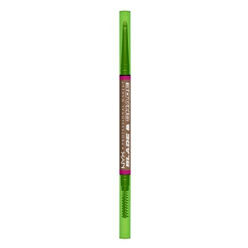 NYX Professional Makeup Blade & Shade svinčnik za obrvi s krtačko odtenek 04 Taupe g Cene