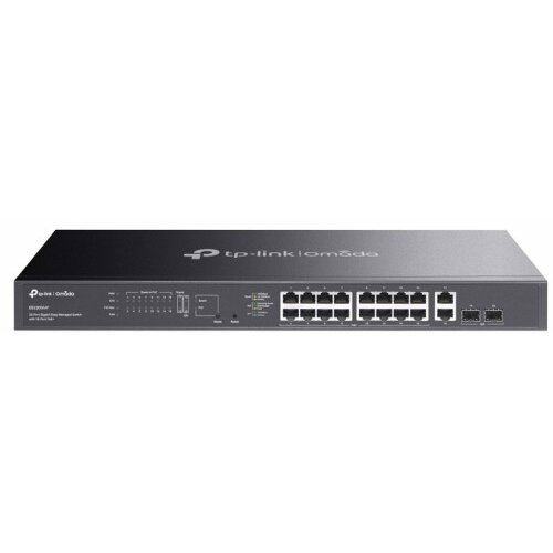 Tp-link Omada ES220GMP 20-port 16x Gigabit PoE+ RJ45 2x Gigabit RJ45 2x Gigabit SFP managed mrežno stikalo switch Cene