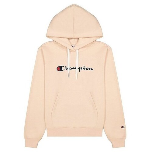 Champion Wmns Organic Cotton Blend Script Logo Hoodie Ružičasta Slike