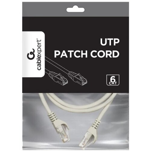  PP6U-CU-1.5M Mrezni kabl, CAT6 BAKARNI UTP Patch cord 1.5m grey Cene