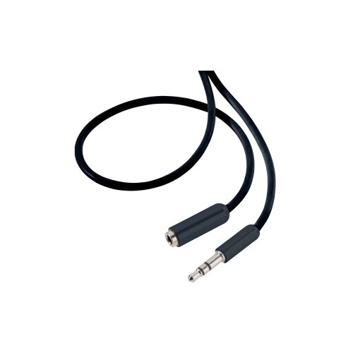 SpeaKa Professional JACK audio produžni kabel [1x JACK utikač 3.5 mm - 1x JACK utičnica 3.5 mm] 5 m crn SuperSoft Cijene