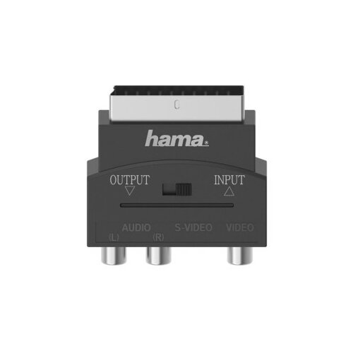 Hama S-Video / Cinch AV adapter [1x ženski konektor s-video - 3x ženski cinch konektor] crna Cijene