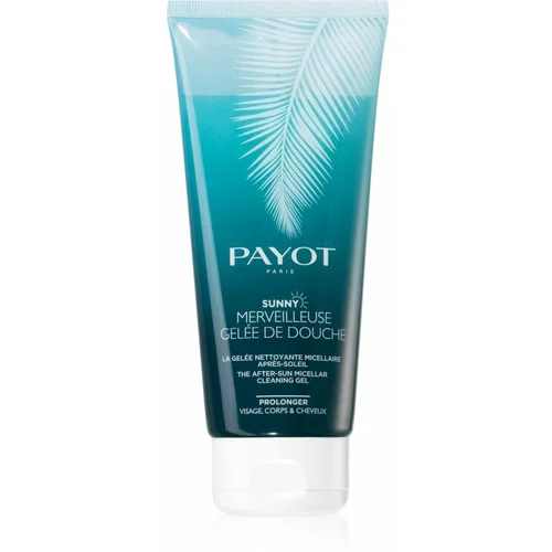 Payot sunny the after-sun micellar cleaning gel pomirjujoč micelarni gel za prhanje po sončenju 200 ml za ženske