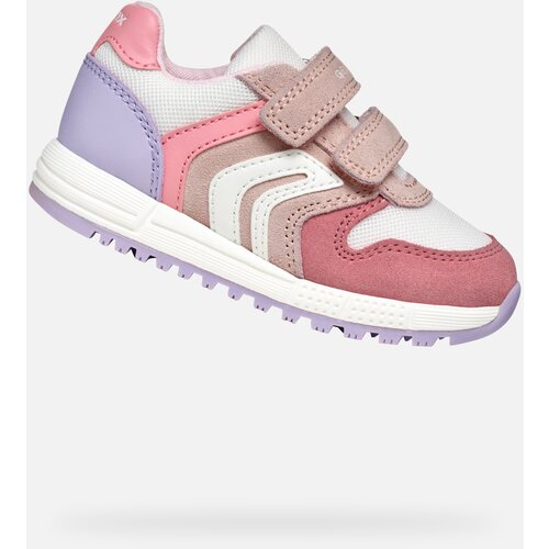 Geox Pink Girls' Alben Sneakers - Girls Cene