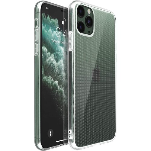 AVIZAR Zašcitni ovitek iz silikonskega gela, tanek in odporen - prozoren str. Apple iPhone 11 Pro Max, (20720029) Cene