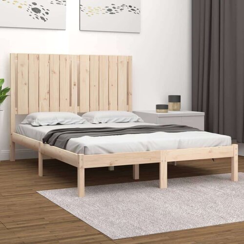  Posteljni okvir iz trdnega lesa 120x190 cm, (20684547) Slike