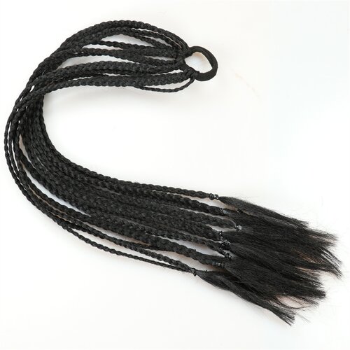 INF 12 pramenov Tri prameni pleten lasni trak tipa Twisted Braid Hairpiece Black, (21538180) Cene