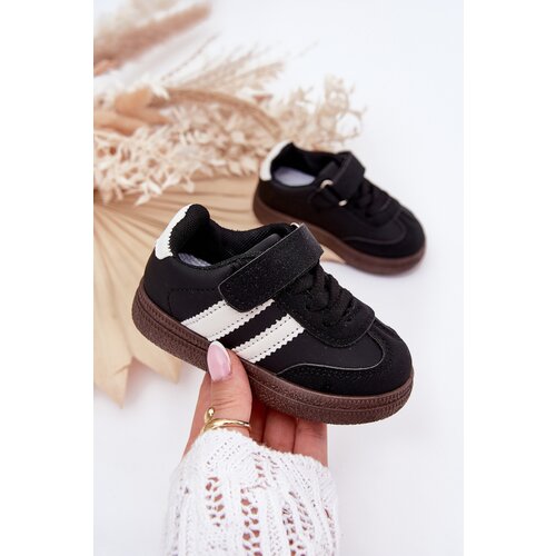 Boto Children's Sports Shoes Sneakers With Velcro Black Adelina Cene