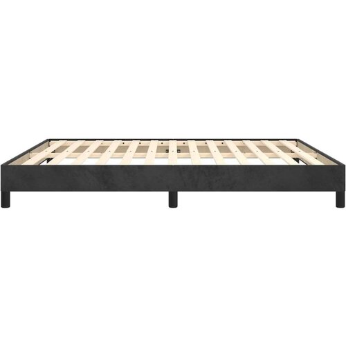 VidaXL okvir za krevet crni 160x200 cm bar&amp;scaron;unasti Slike