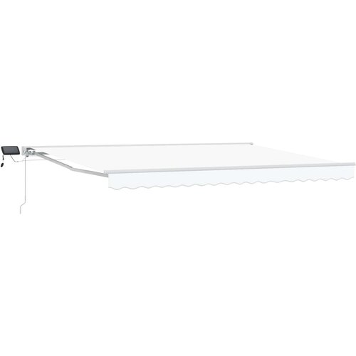  Ručni okvir tende s LED-ima Bijeli 5 &amp;times; 3,5 m Slike