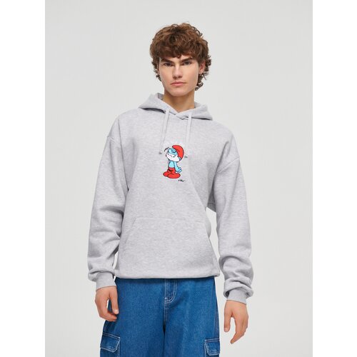 House - Majica s kapuljačom i vezom The Smurfs - Siva Slike