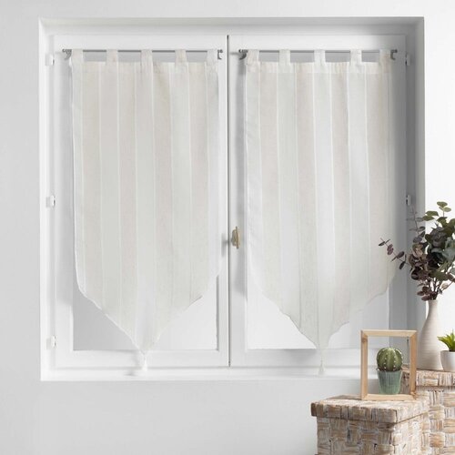 Douceur d intérieur Krem prozirne zavjese u setu 2 kom 60x120 cm Palaos &ndash; Cijene