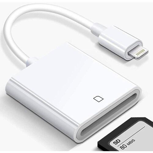 Venisymlis Apple Lightning to SD Card Camera Reader Adapter za IPhone IPad Camera Trail Game Camera, (22059762) Cene