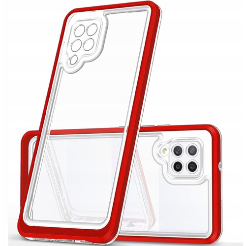 HURTEL CLEAR ETUI CASE OBUDOWA POKROWIEC Z RAMKĄ DO SAMSUNG GALAXY A42 CZERWONY, (21910709) Cene