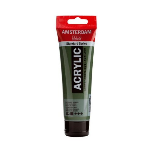 Amsterdam, akrilna boja, olive green D, 622, 120ml ( 680622 ) Slike