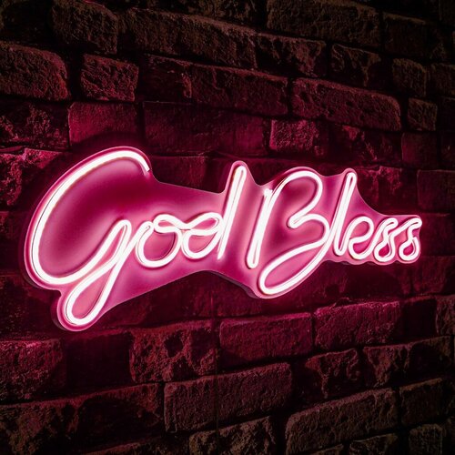 Wallity dekorativno led osvetljenje god bless, roze Cene