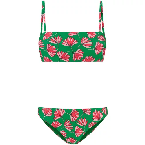 Shiwi Bikini 'Lola' zelena / roza / svijetloroza