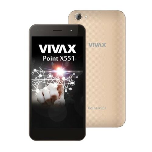 Vivax Point X551 gold mobilni telefon Slike