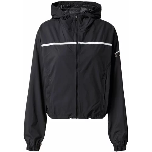 Nike Športna jakna črna / bela