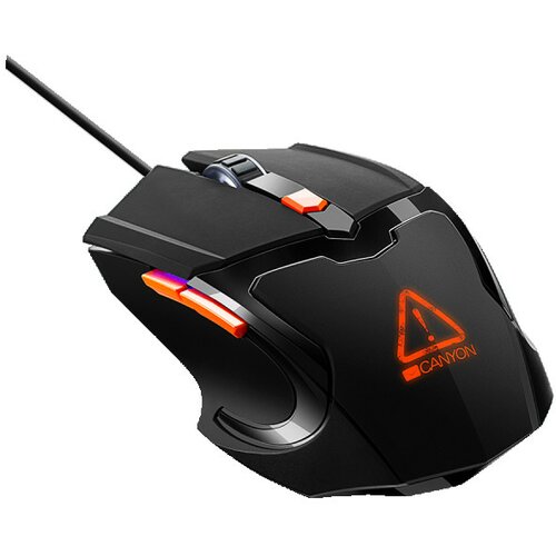 Canyon vigil GM-2 optical gaming mouse with 6 programmable buttons, pixart optical sensor, 4 levels of dpi and up to 3200, 3 million times Slike