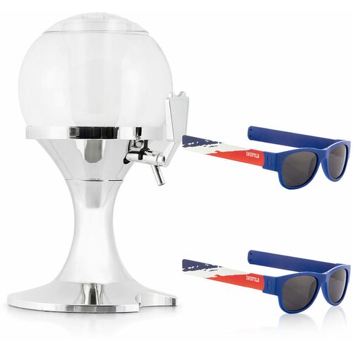 Paket rashladni dozator piva InnovaGoods i 2 sklopive sunčane naočale Sunfold France Cijene