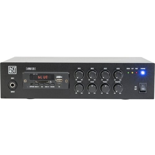 Bst APM1120 - 120W/100V/4-16Ohms - USB/SD/Bluetooth/FM, 48V phantom pojačalo Slike