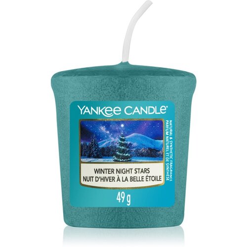 Yankee Candle Winter Night Stars mala mirisna svijeća bez staklene posude 49 g Slike