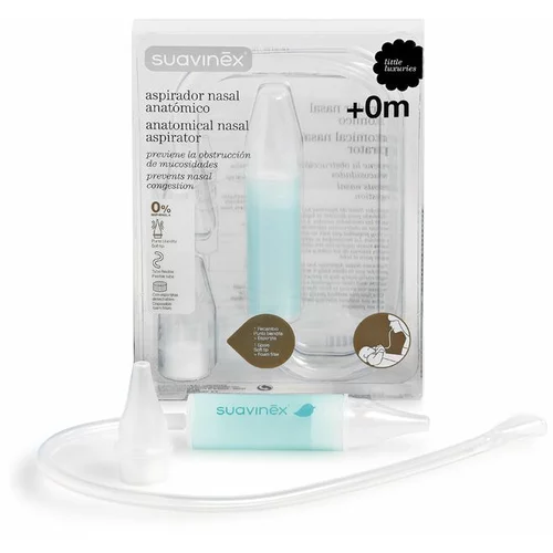Suavinex Anatomical Nasal Aspirator aspirator za čiščenje nosu 0 m+ 1 kos