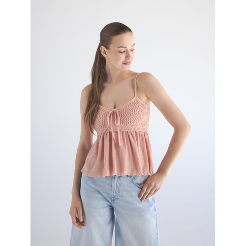 Reserved LADIES` BLOUSE - svjetlonarančasto Cene