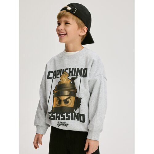Reserved BOYS` SWEATSHIRT - svijetlo siva Cijene