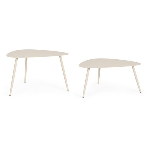 BIZZOTTO Jeklene vrtne mizice v kompletu 2 ks 73,5x77,5 cm Yvonne &amp;ndash; Slike