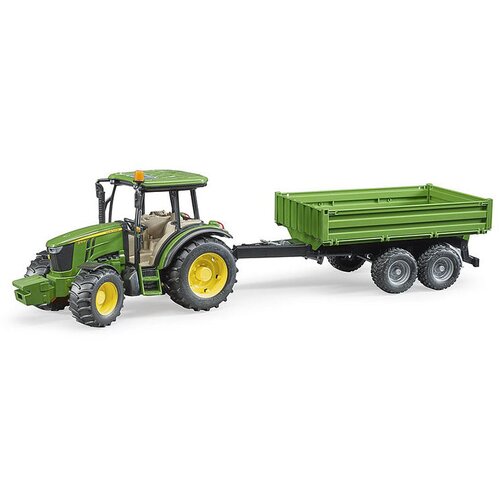 Bruder john deere traktor sa prikolicom zeleni Cene