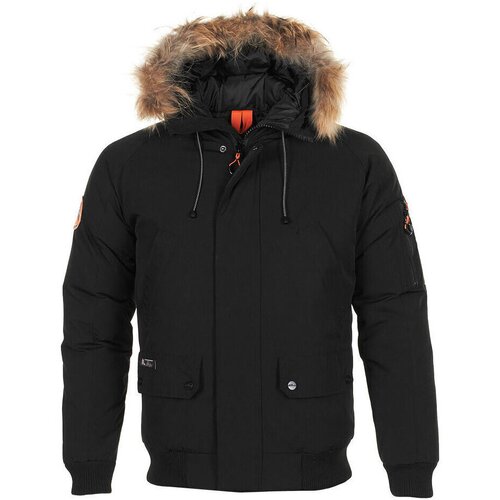 Peak Mountain Parke Parka de ski vraie fourrure homme CALOZ Črna Cene