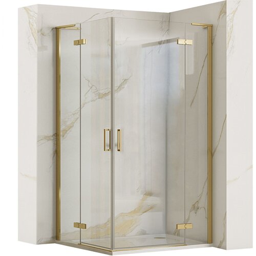 Rea Tuš kabina Hugo 100x100 Gold Brush Cijene